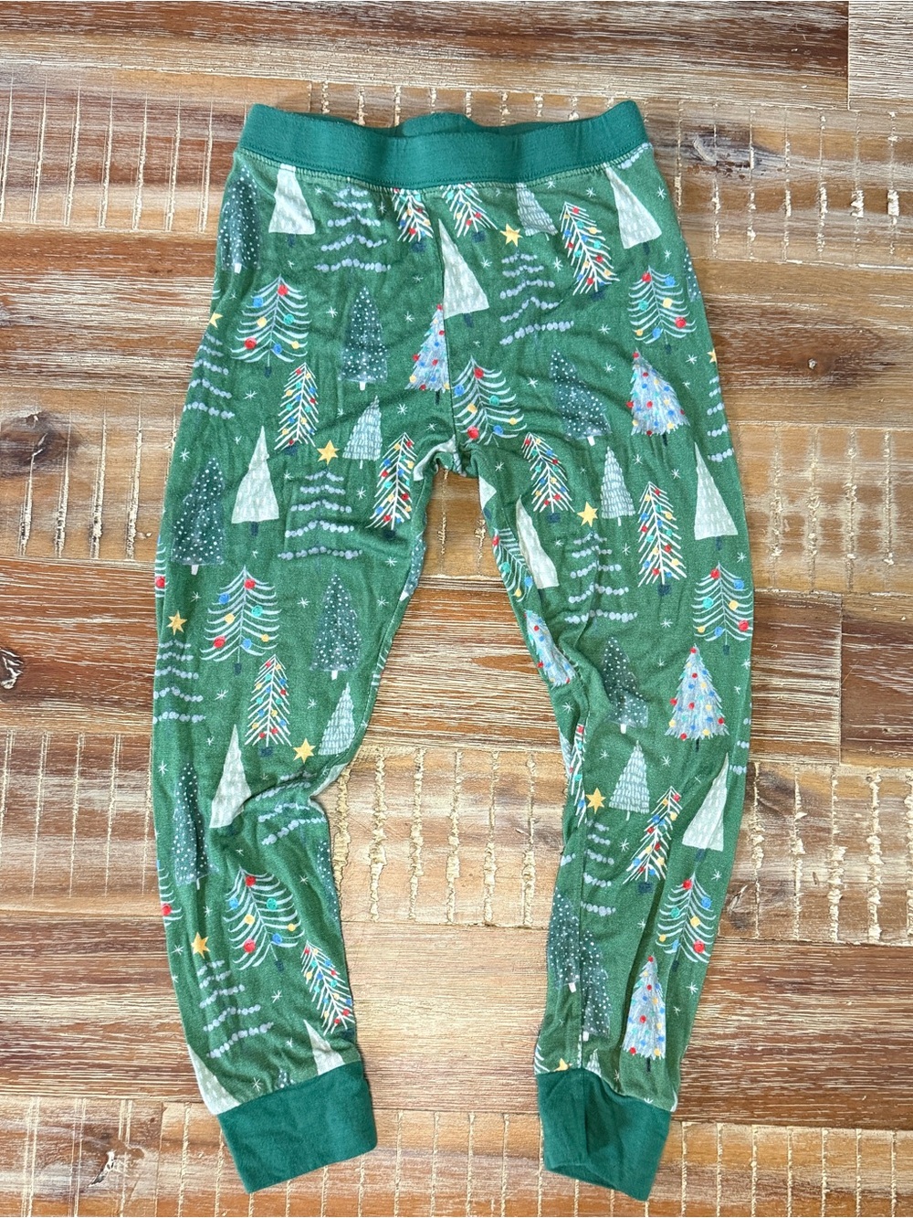 Little Sleepies Christmas trees Bamboo pajamas pants size 4T